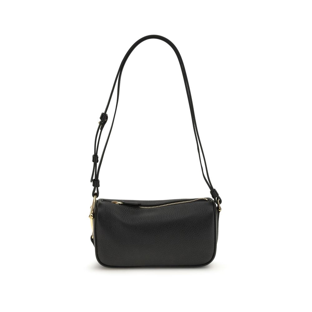 Gucci Black Calf Leather Bos Taurus Shoulder Bag Glam Steals