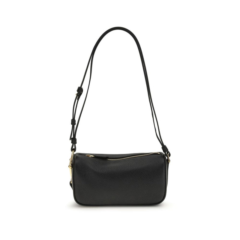 Gucci Black Calf Leather Bos Taurus Shoulder Bag Glam Steals