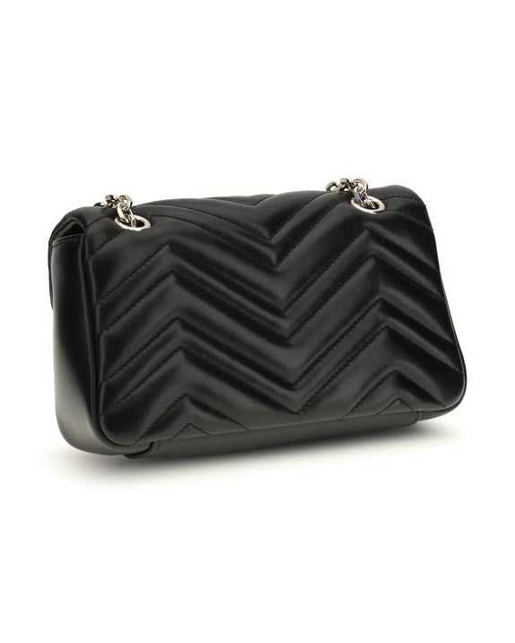 Gucci Black Calf Leather Bos Taurus Shoulder Bag Glam Steals