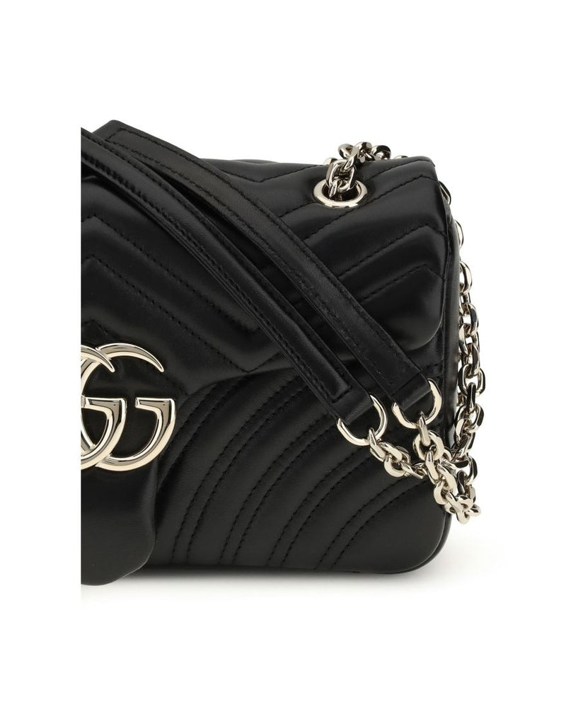 Gucci Black Calf Leather Bos Taurus Shoulder Bag Glam Steals