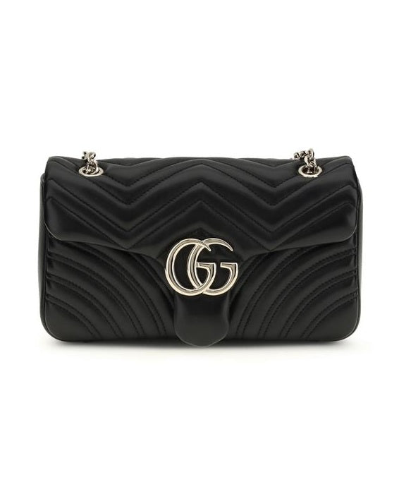 Gucci Black Calf Leather Bos Taurus Shoulder Bag Glam Steals