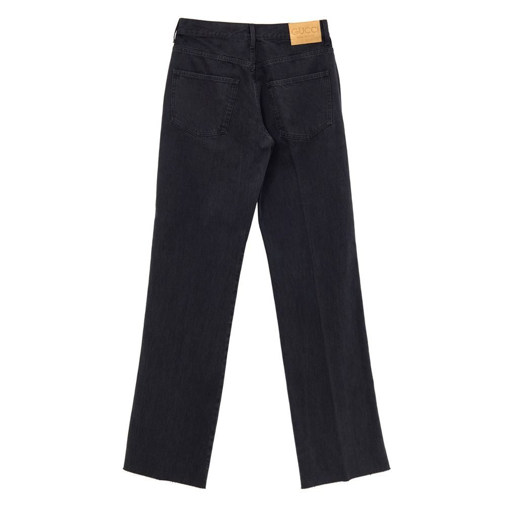 Gucci Black Cotton Jeans Denim Glam Steals
