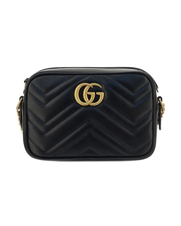 Gucci Black Leather Shoulder Bag Glam Steals