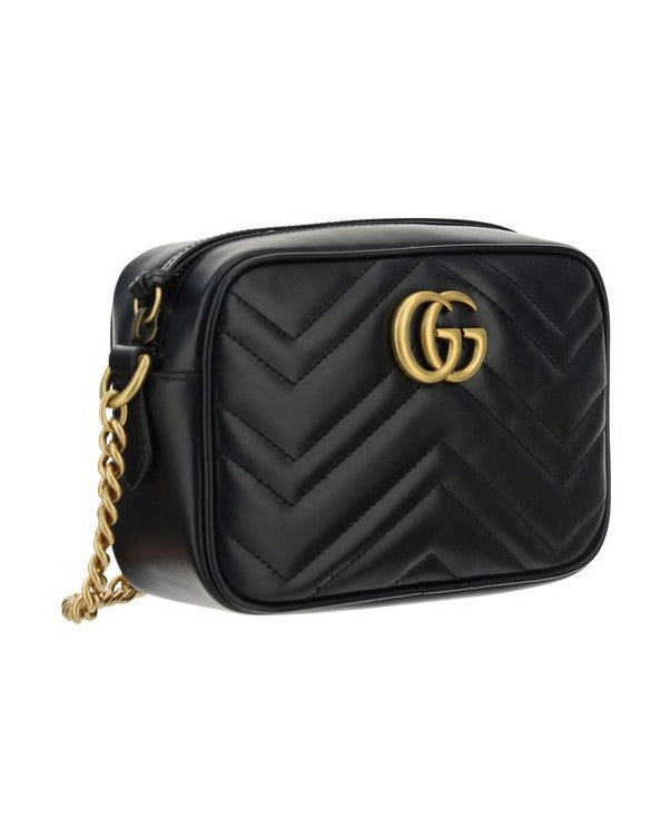Gucci Black Leather Shoulder Bag Glam Steals