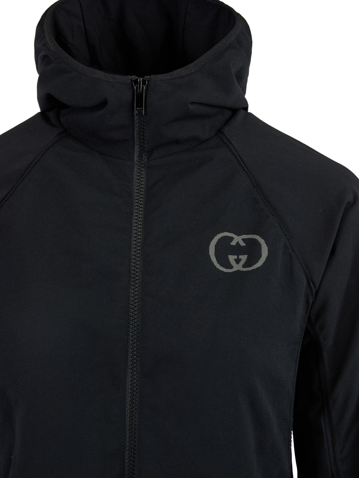 Gucci Black Polyamide Hoodie Sweatshirt Glam Steals