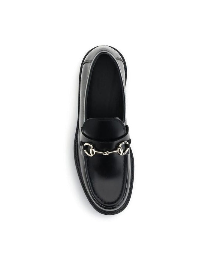 Gucci Black Slip On Loafers Glam Steals
