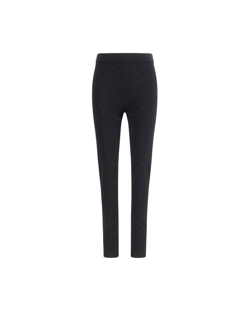 Gucci Black Viscose Leggings 