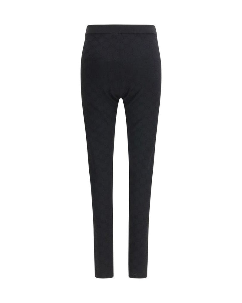 Gucci Black Viscose Leggings 