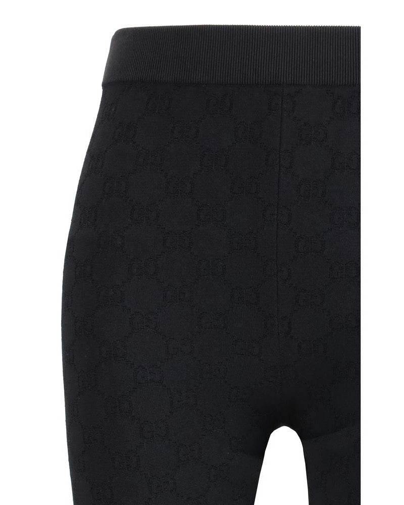 Gucci Black Viscose Leggings 