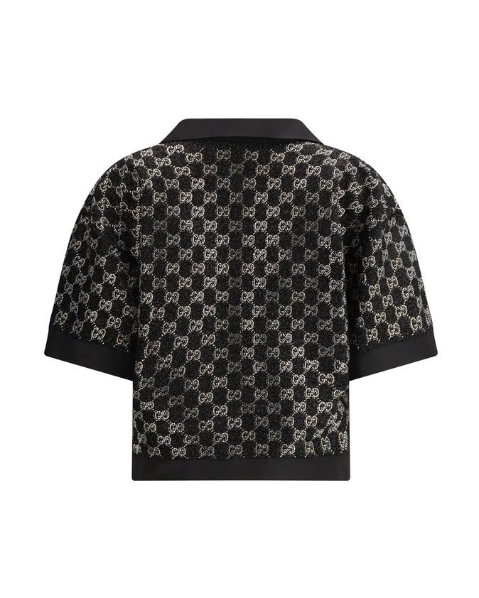 Gucci Black Viscose Top Glam Steals