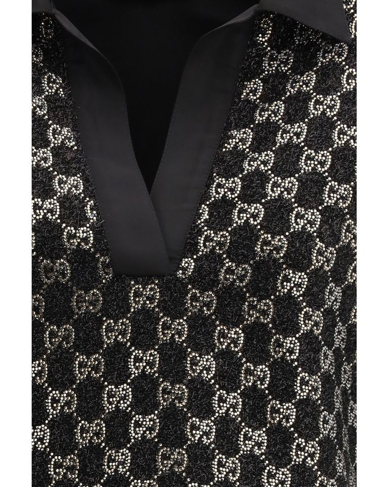 Gucci Black Viscose Top Glam Steals