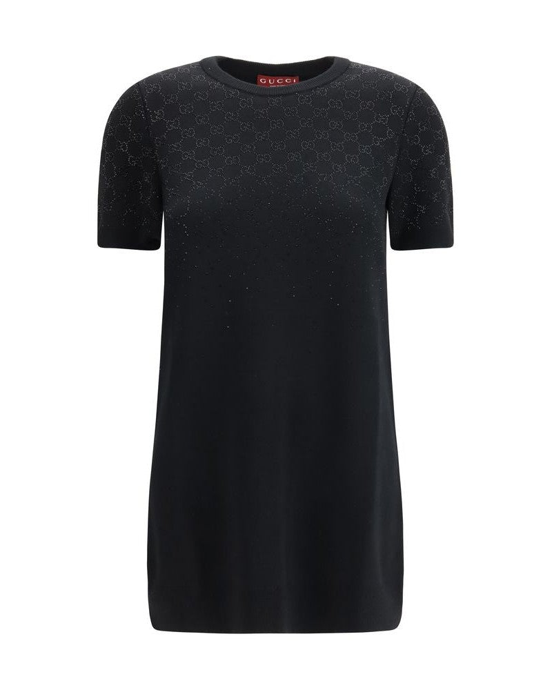 Gucci Black Wool Casual Dress Glam Steals