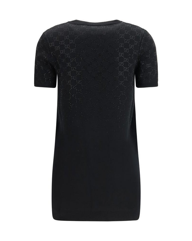 Gucci Black Wool Casual Dress Glam Steals