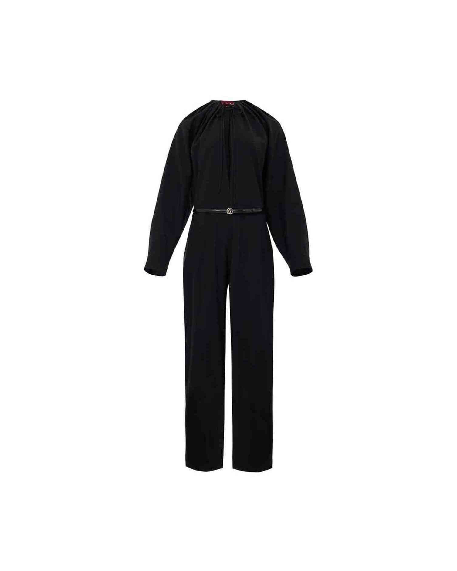 Gucci Black Wool Jumpsuit Glam Steals