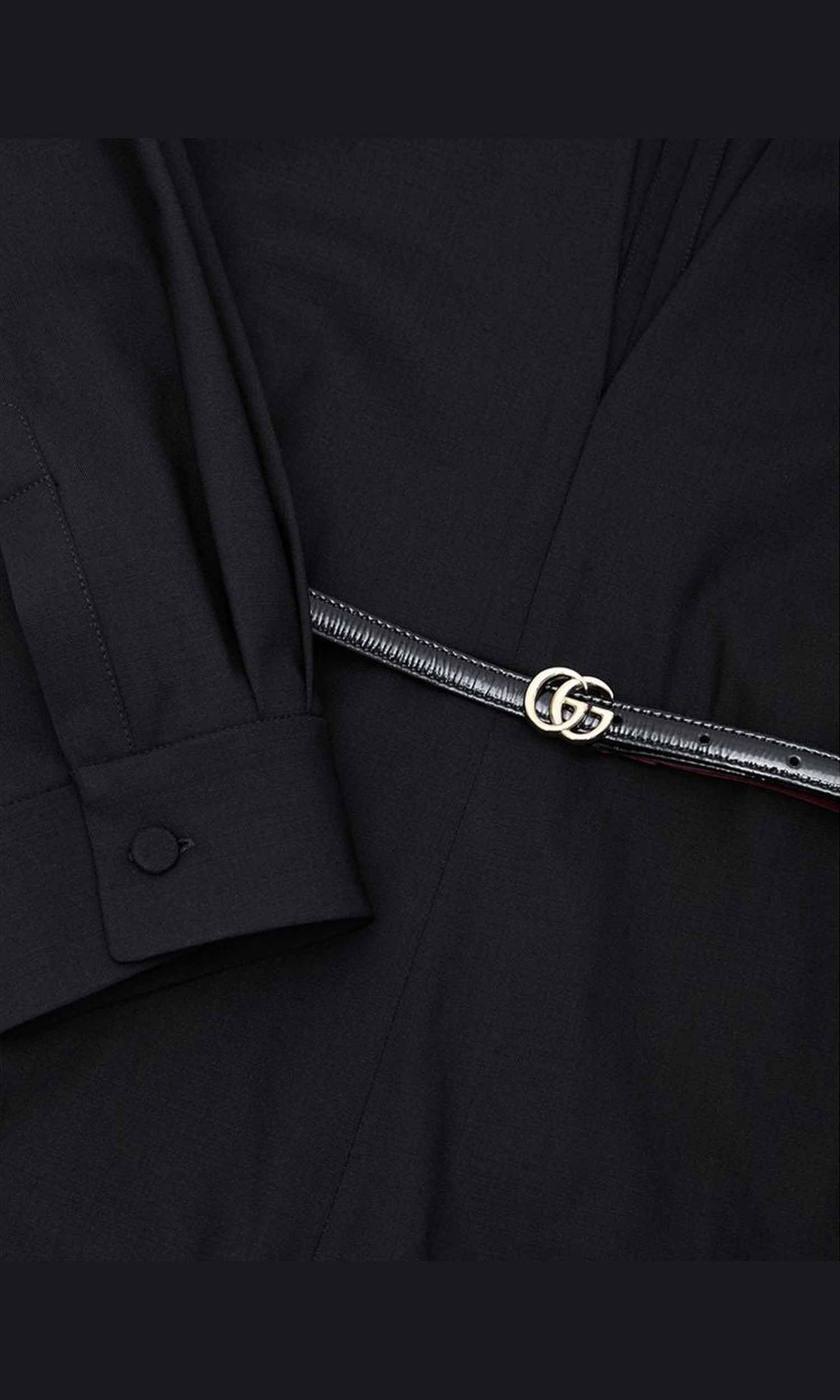 Gucci Black Wool Jumpsuit Glam Steals