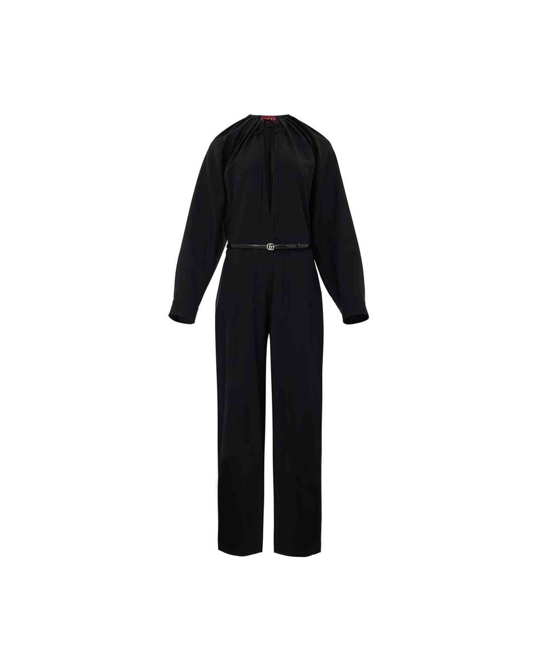 Gucci Black Wool Jumpsuit Glam Steals