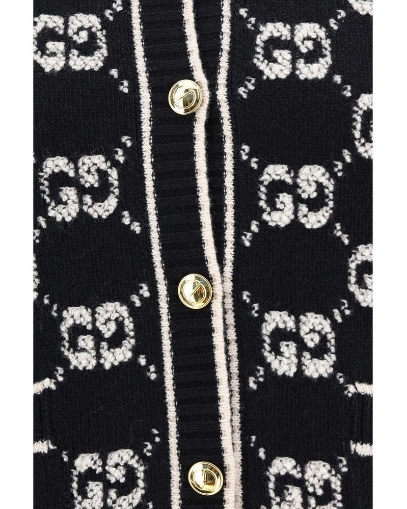 Gucci Black Wool Oves Aries Cardigan Glam Steals