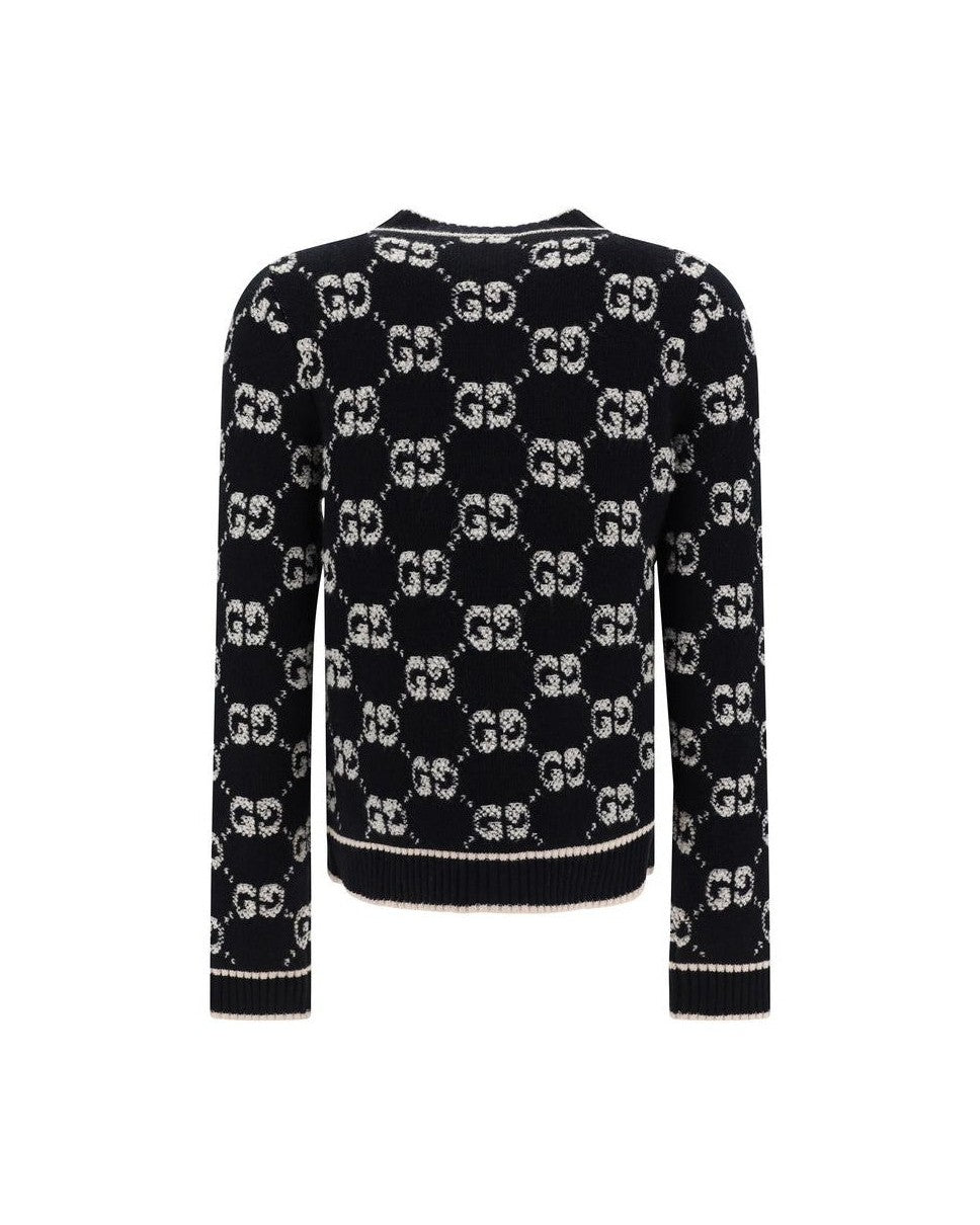 Gucci Black Wool Oves Aries Cardigan Glam Steals