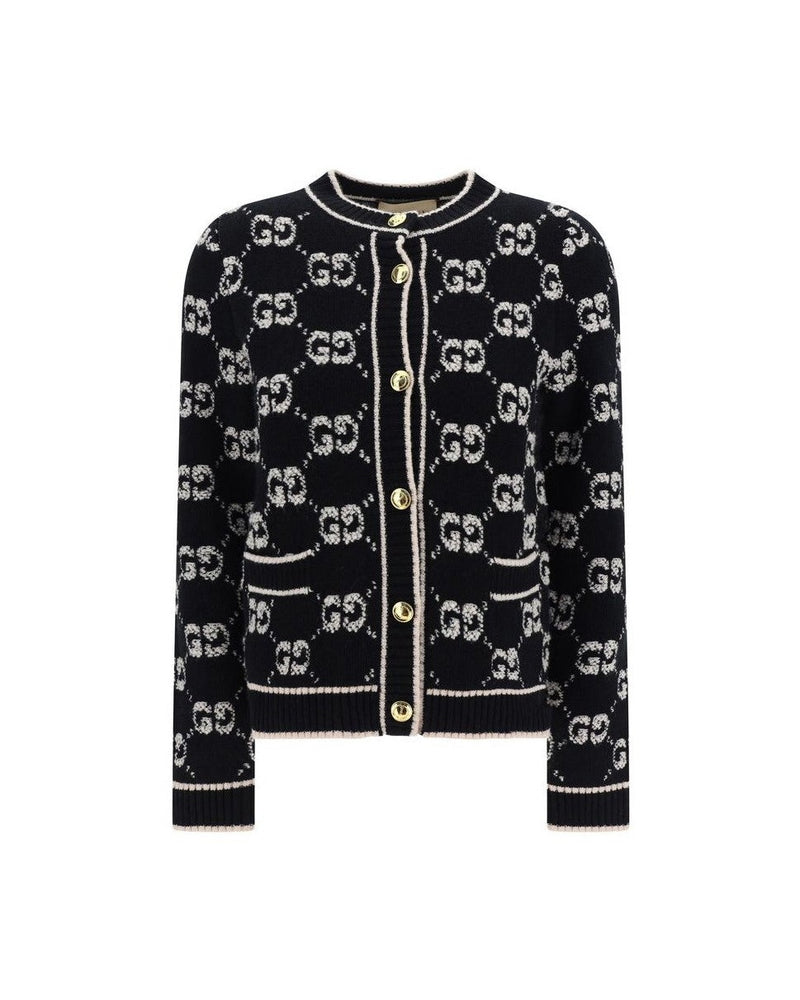 Gucci Black Wool Oves Aries Cardigan Glam Steals
