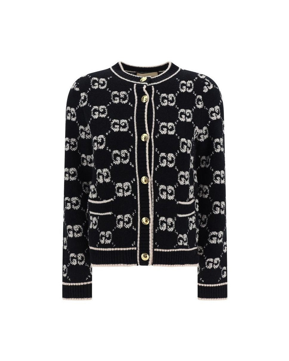 Gucci Black Wool Oves Aries Cardigan Glam Steals