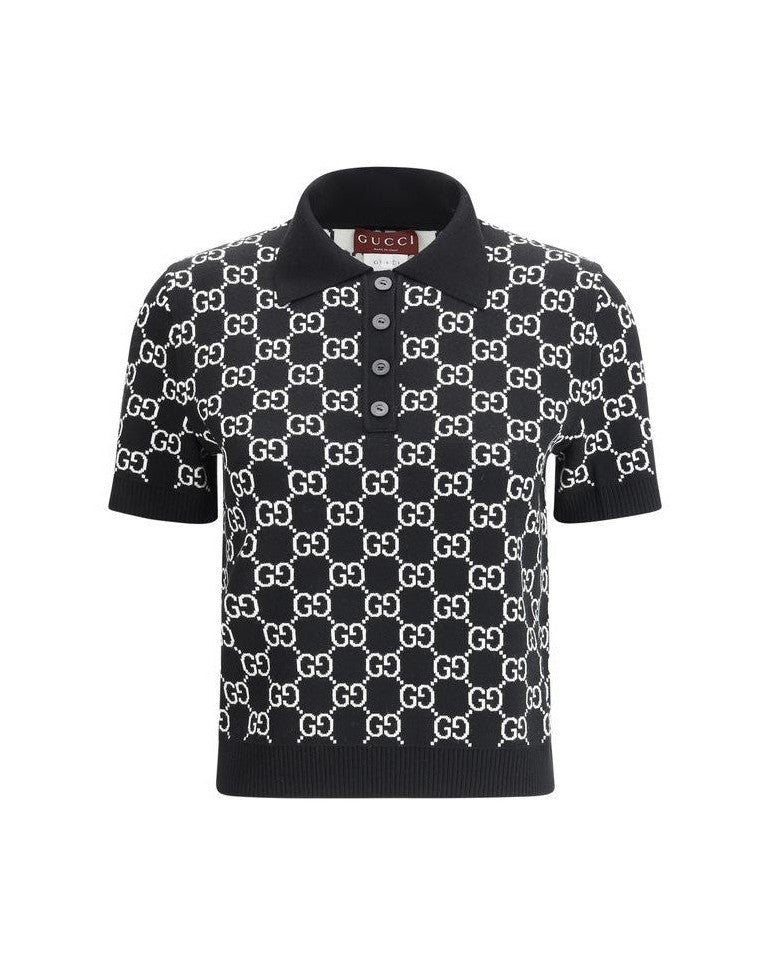 Gucci Black Wool Top