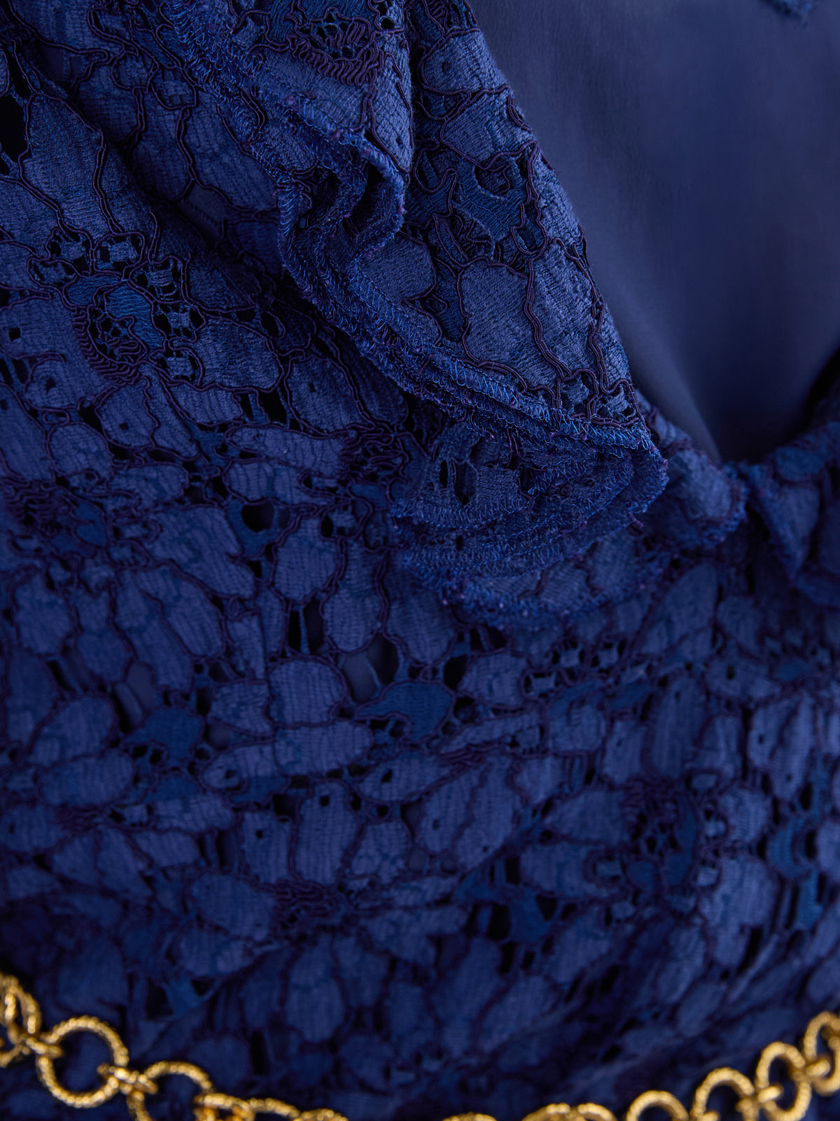 Gucci Blu Viscose And Cotton Mid Long Dress Glam Steals