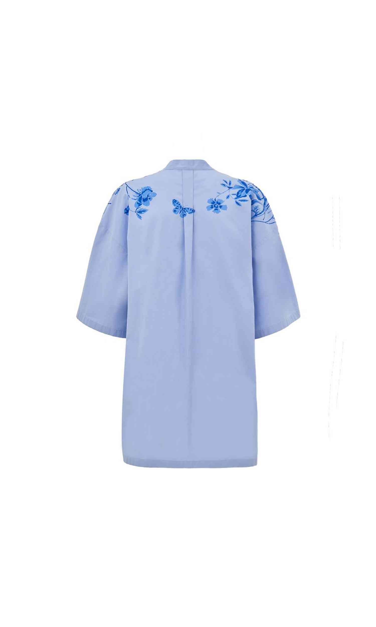 Gucci Blue Cotton Shirt Glam Steals