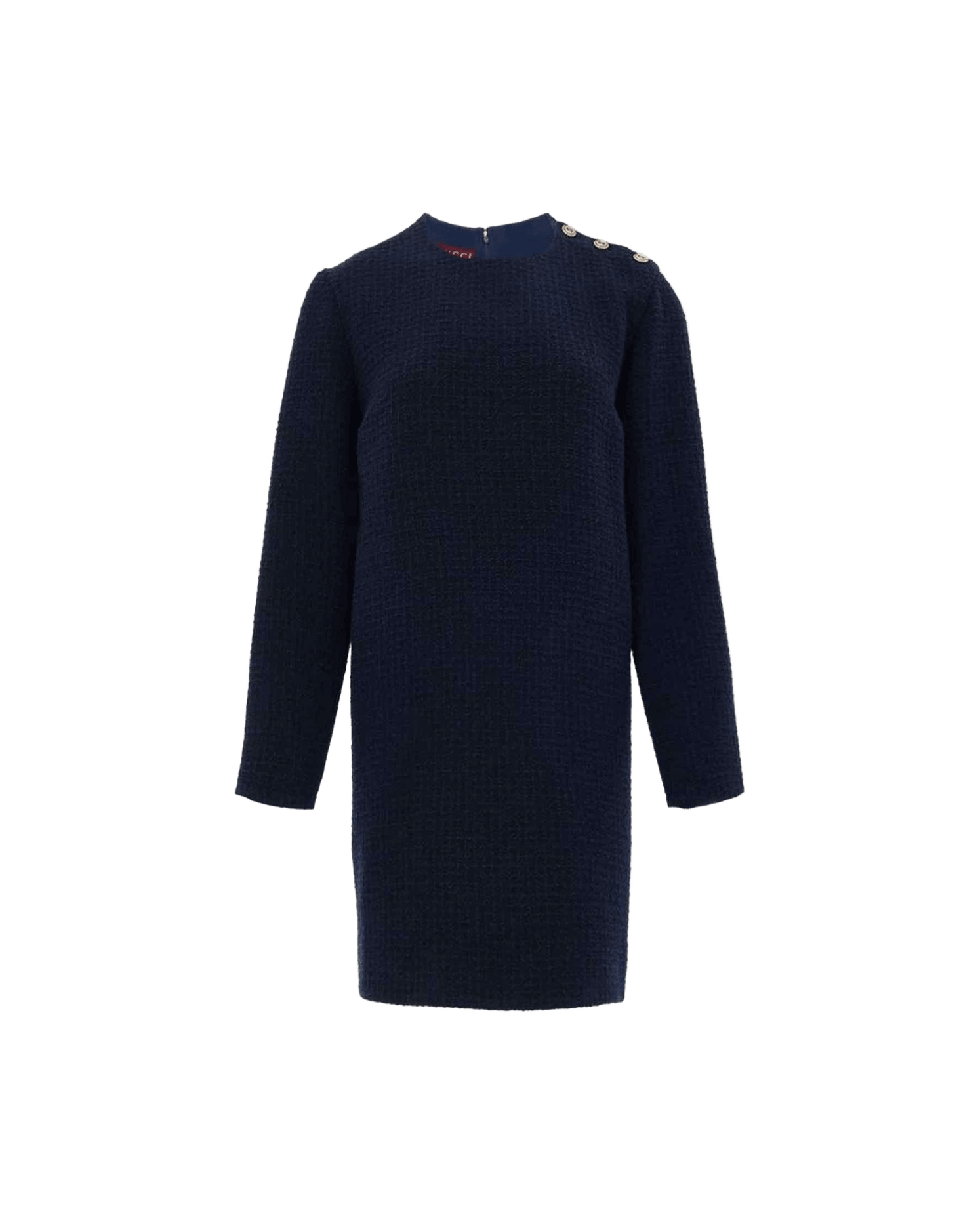 Gucci Blue Wool Navy Short Glam Steals