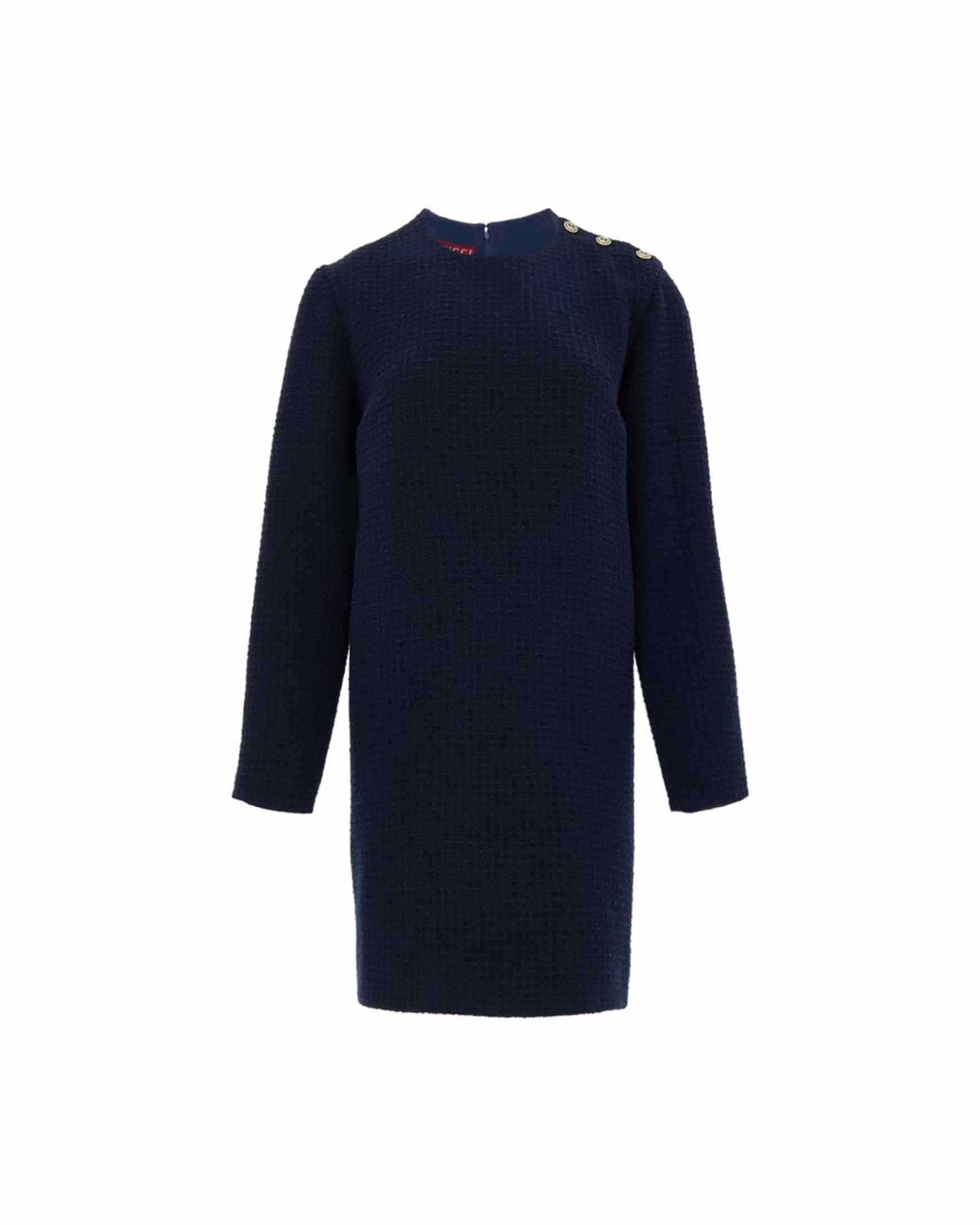 Gucci Blue Wool Navy Short Glam Steals
