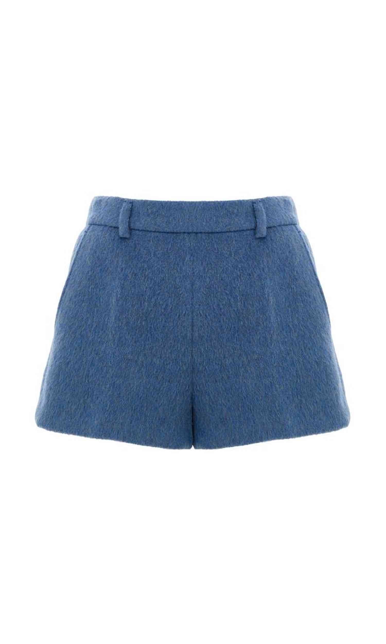 Gucci Blue Wool Short Glam Steals