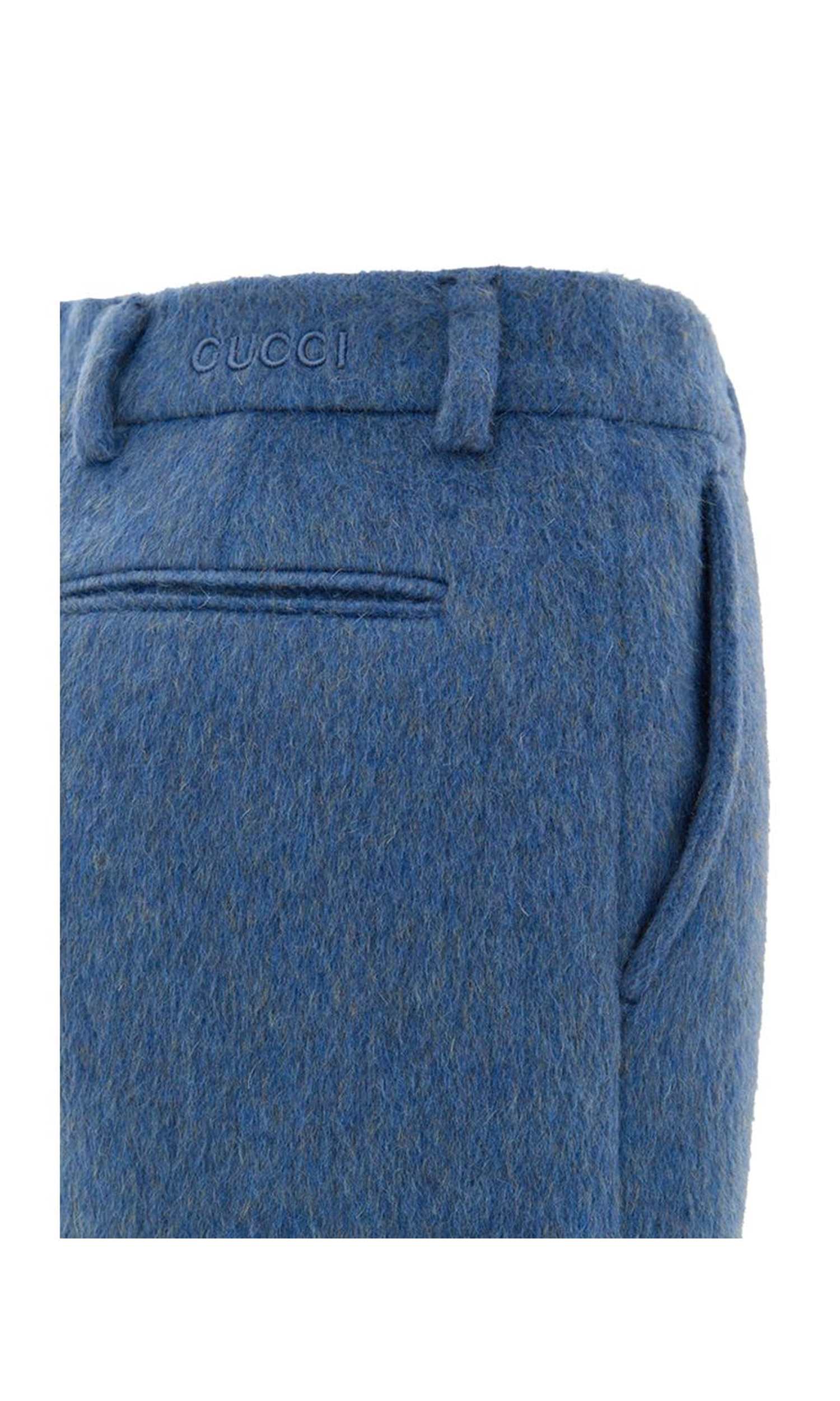 Gucci Blue Wool Short Glam Steals