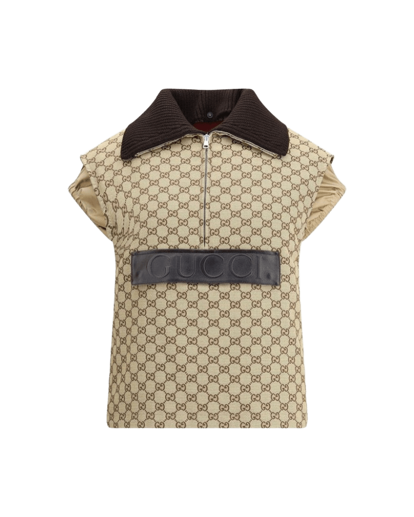Gucci Bomber Gilet with single front pocket