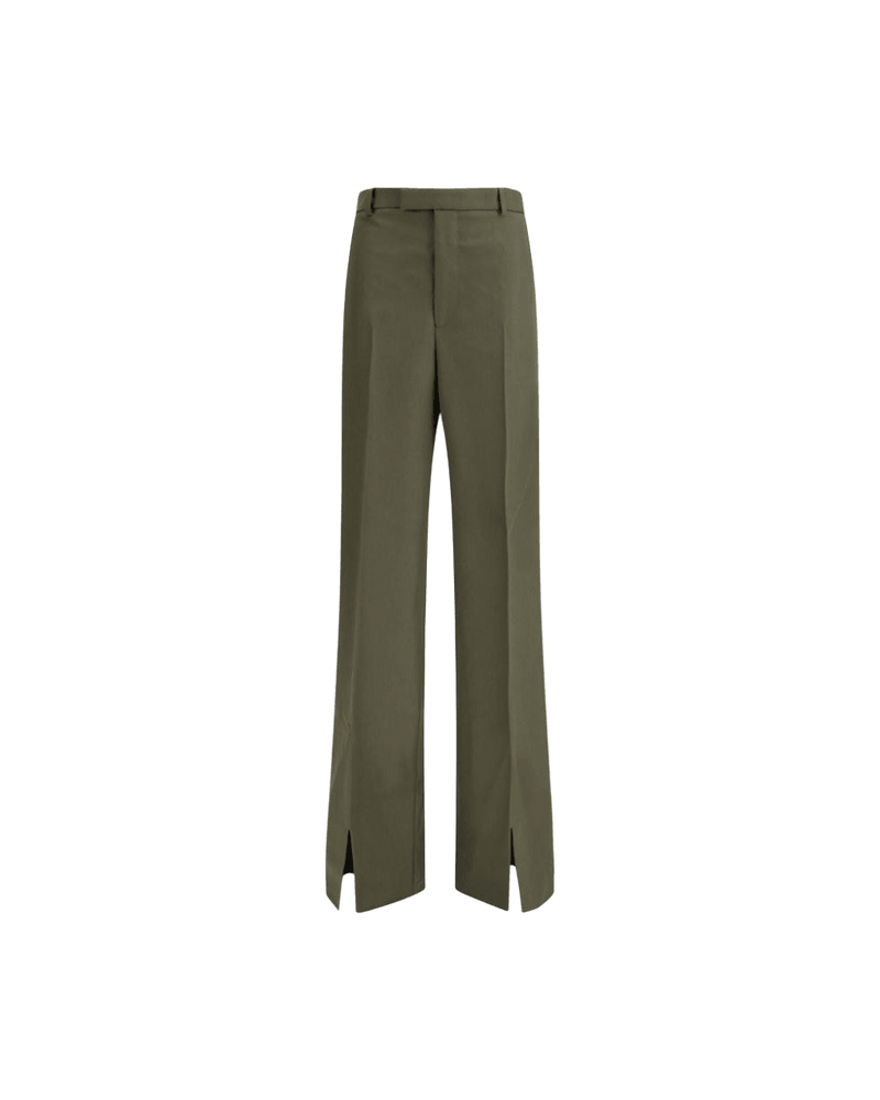 Gucci Boyfriend Trousers with embroidered logo Glam Steals