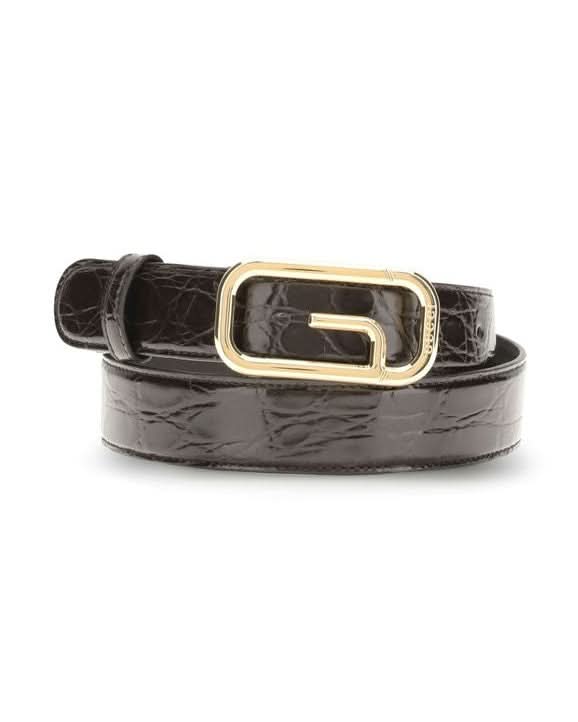 Gucci Brown Calf Leather Bos Taurus Regular Belt Belts