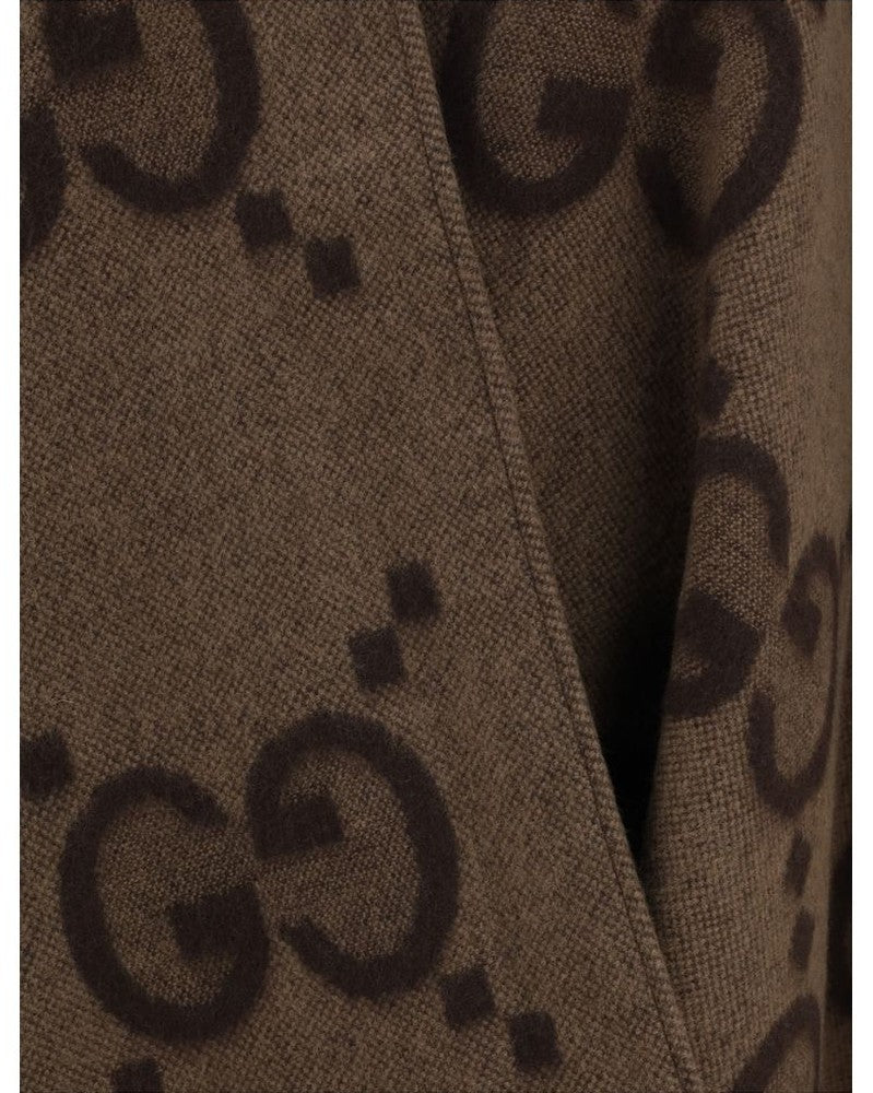 Gucci Brown Cashmere Coat Glam Steals