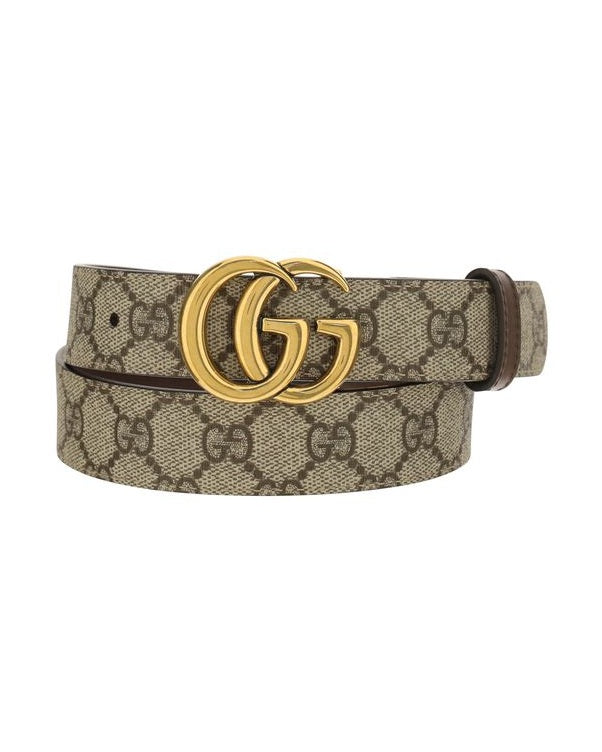Gucci Brown Polyethylene Regular Belt Glam Steals