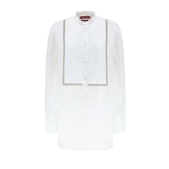Gucci Cotton White Shirt Glam Steals