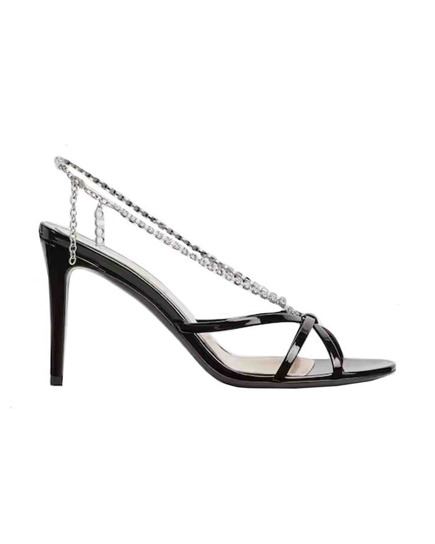 Gucci Crystal Chain Sandals Glam Steals