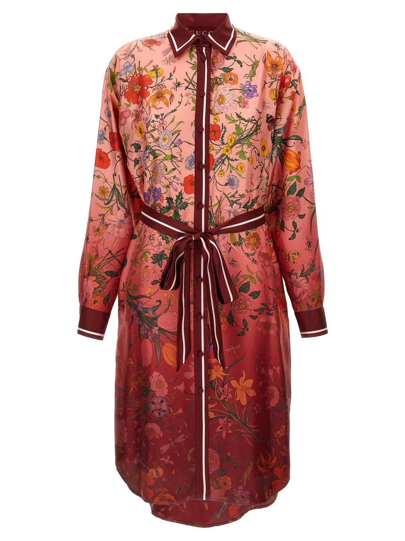 Gucci Flora Print Dress Glam Steals