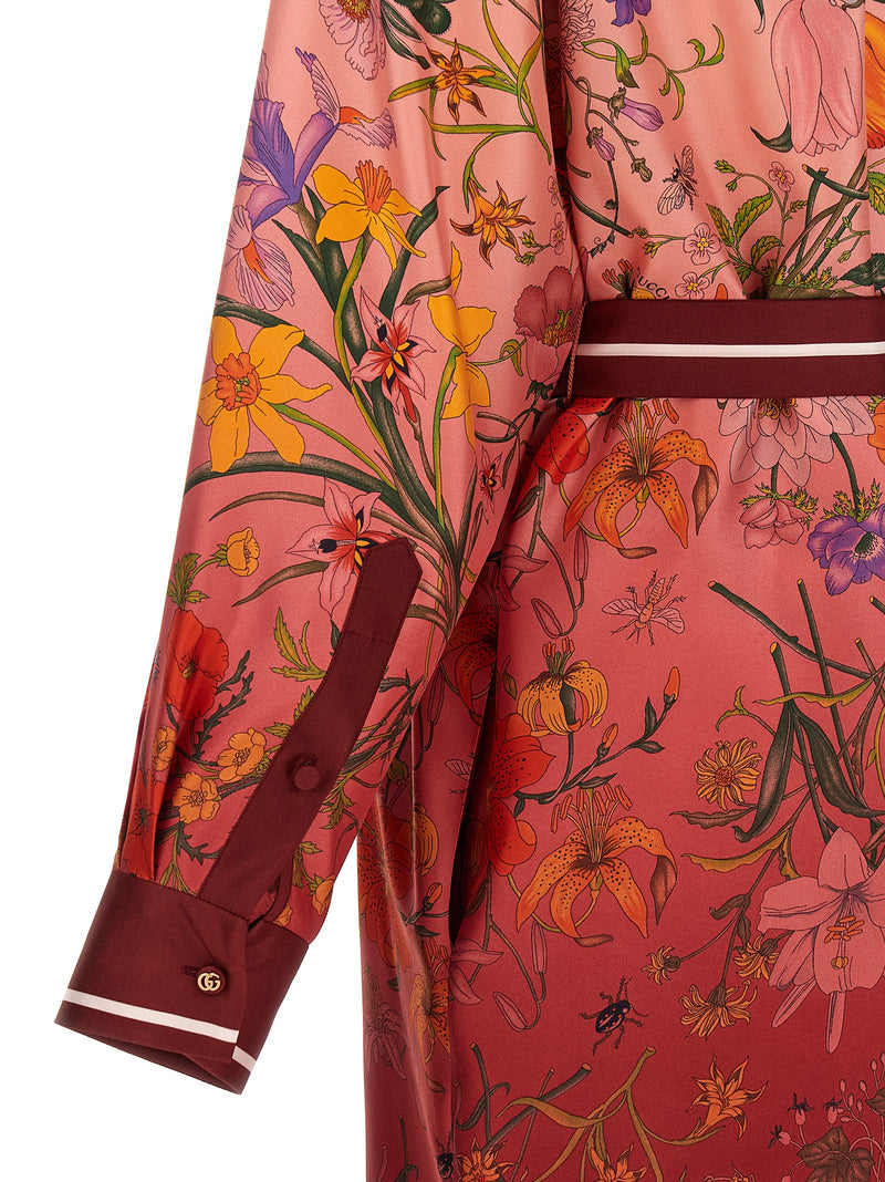Gucci Flora Print Dress Glam Steals