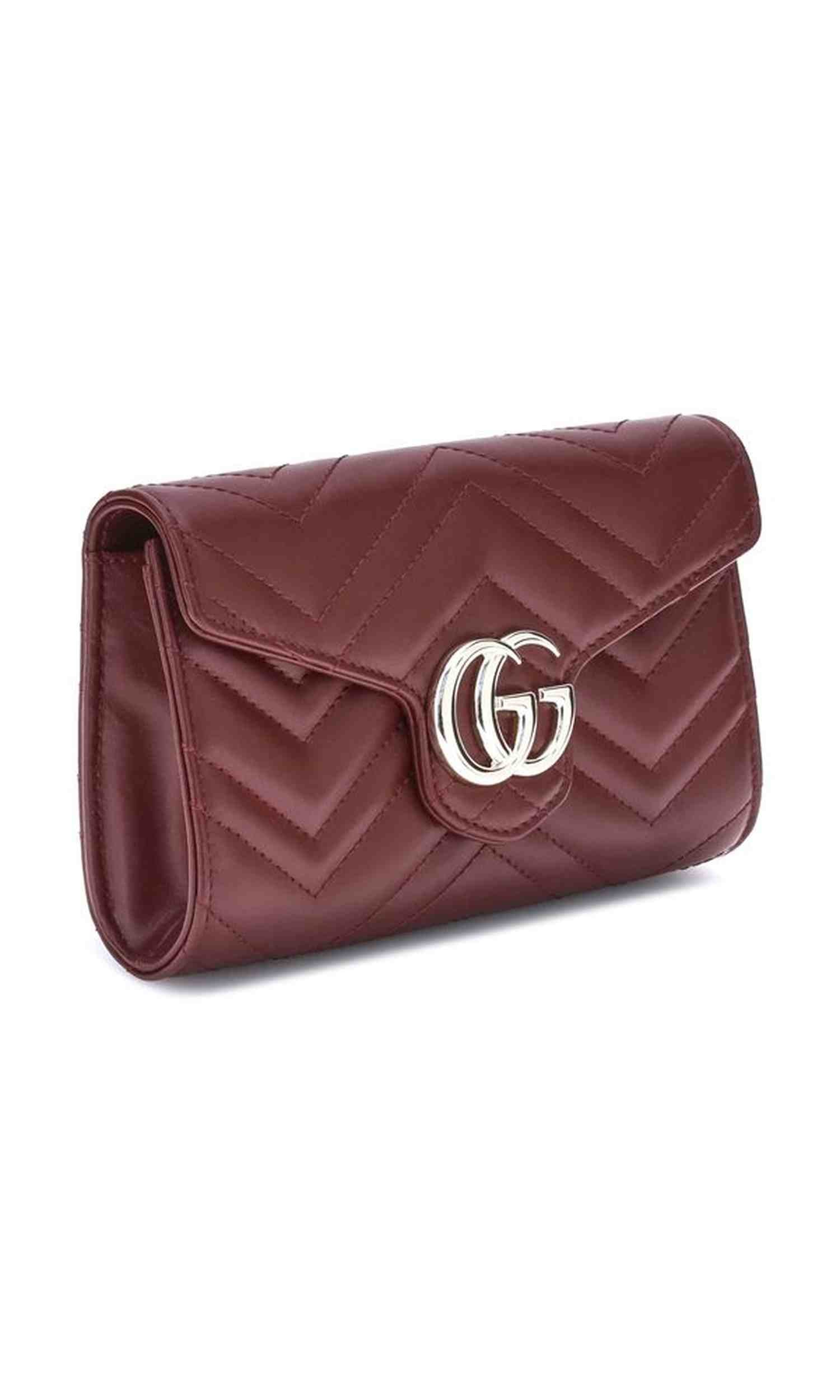 Gucci Gg Marmont Wallet With Chain Glam Steals