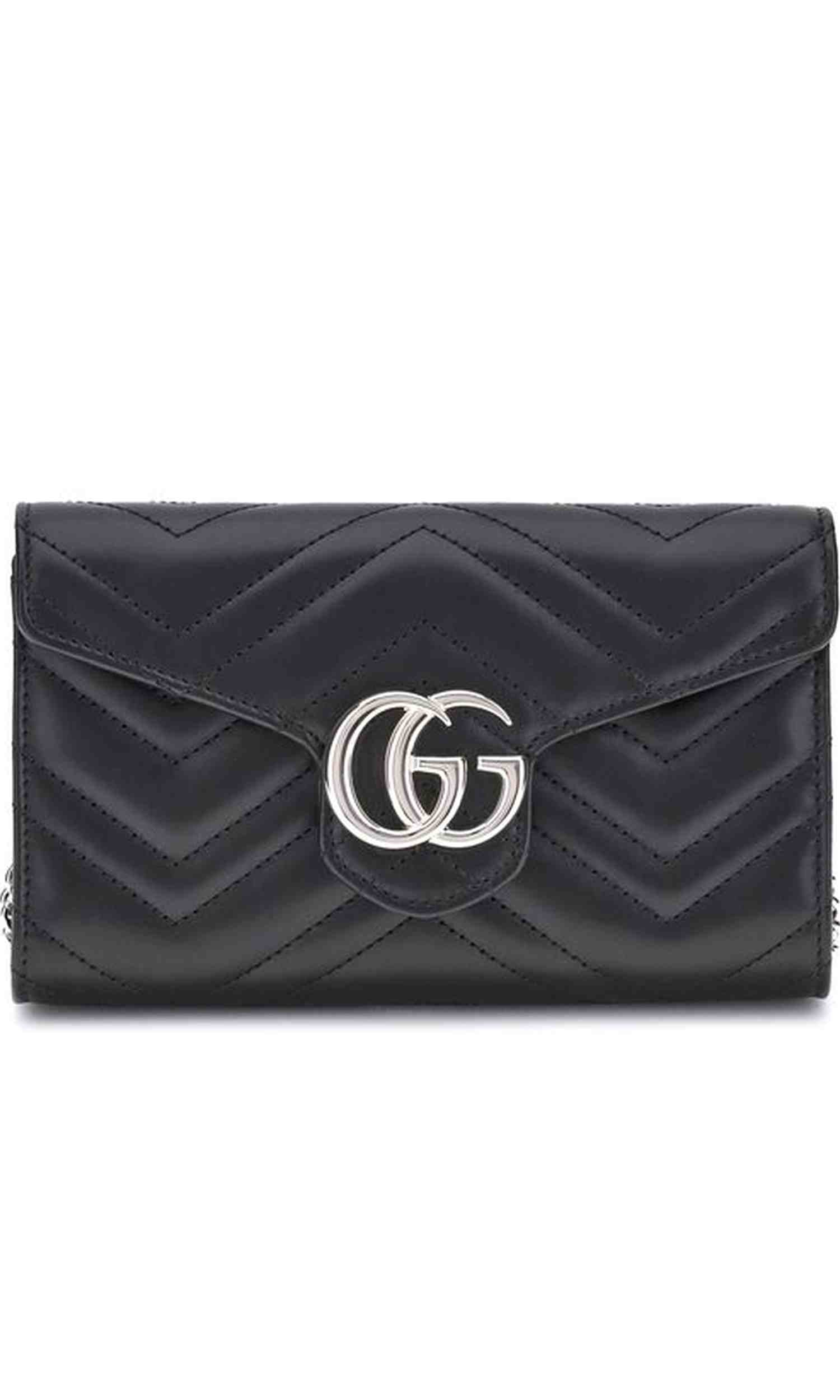 Gucci Gg Marmont Wallet With Chain Glam Steals