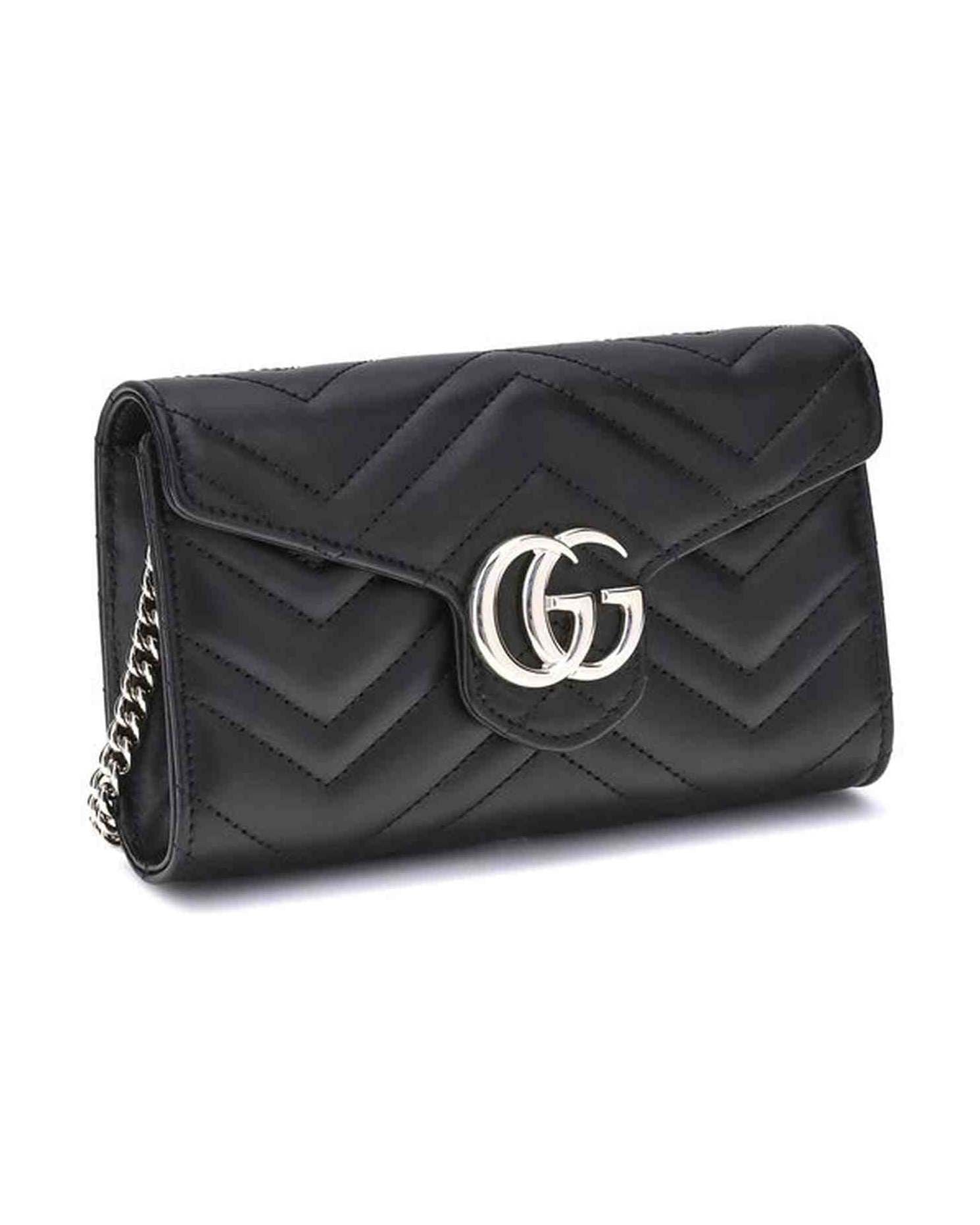 Gucci Gg Marmont Wallet With Chain Glam Steals