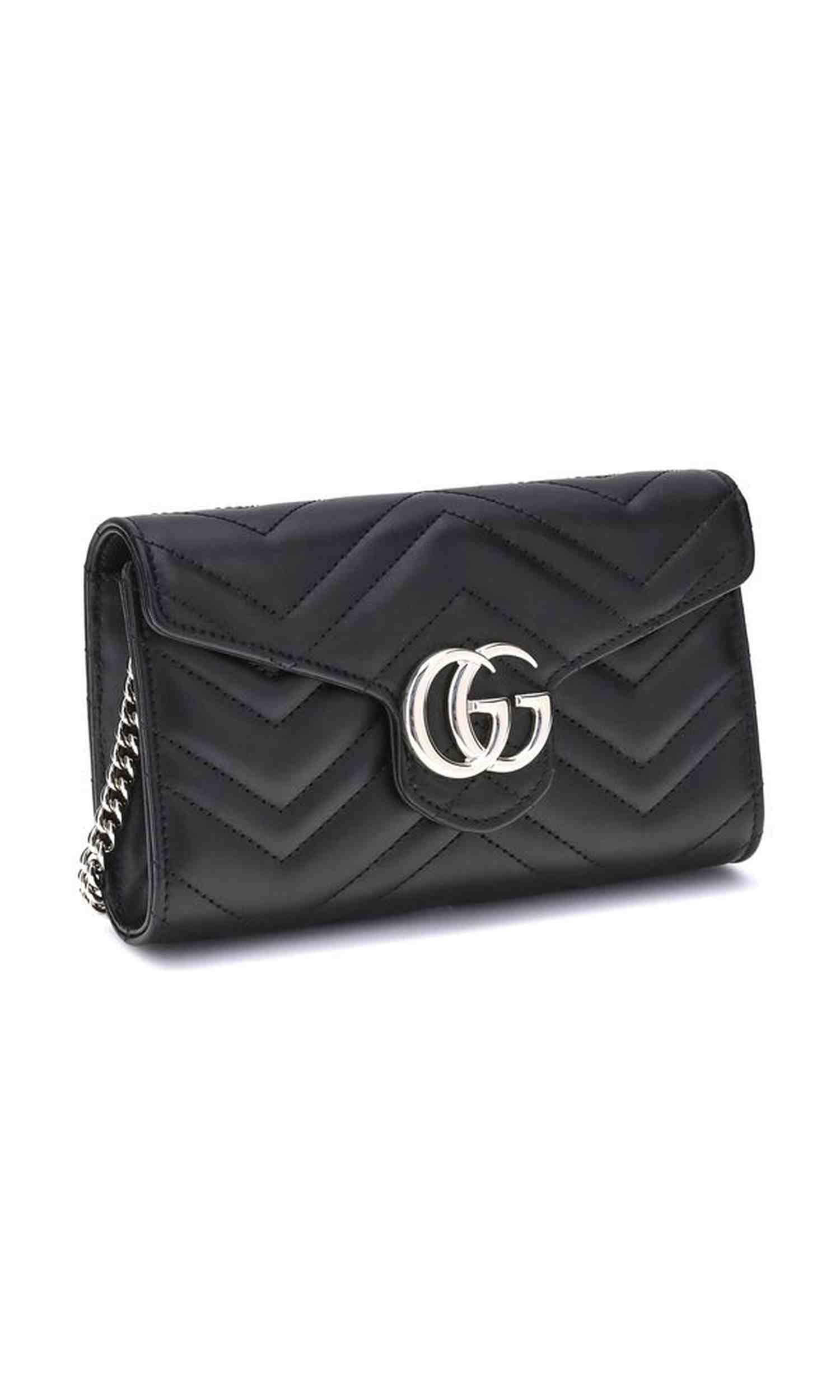 Gucci Gg Marmont Wallet With Chain Glam Steals