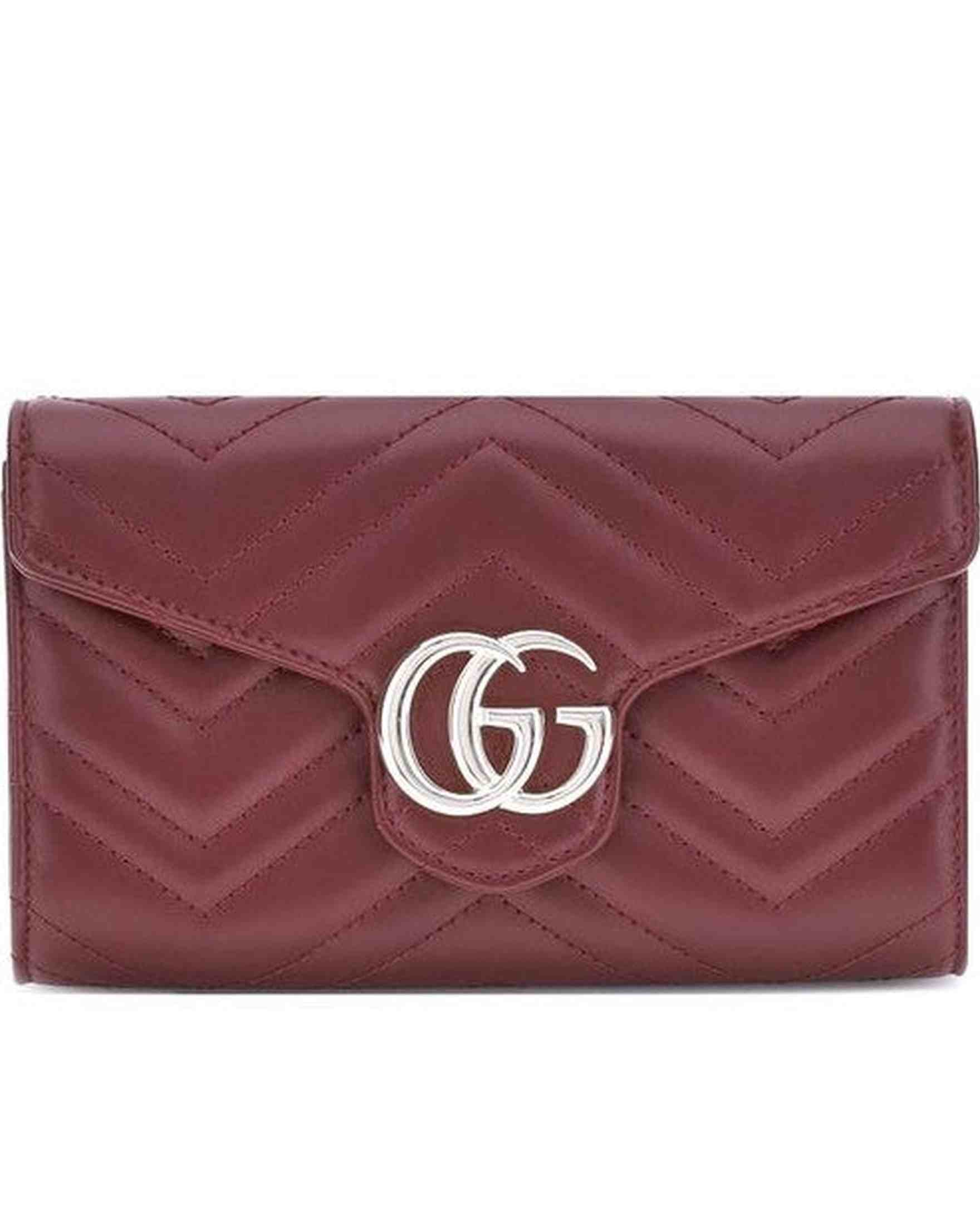 Gucci Gg Marmont Wallet With Chain Glam Steals