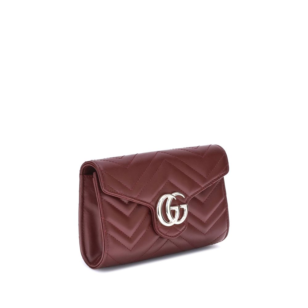 Gucci Gg Marmont Wallet With Chain Glam Steals