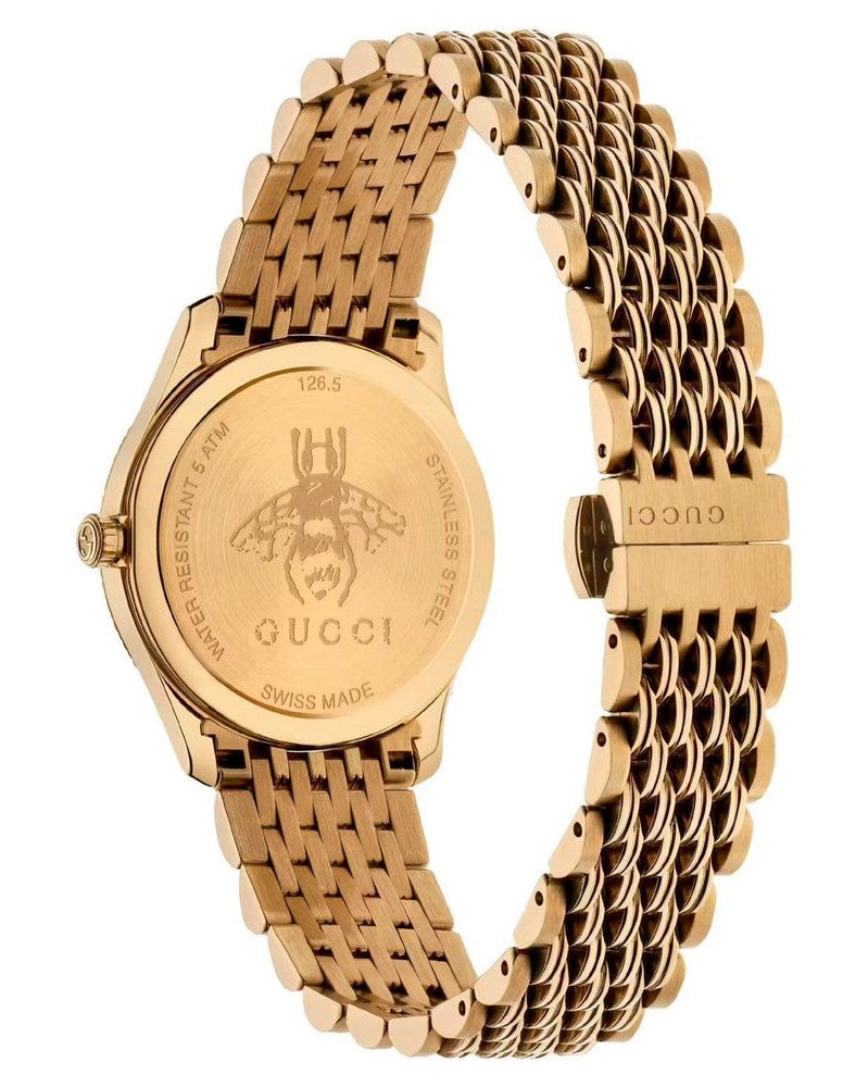 Gucci Gold Stainless Steel Watch Glam Steals