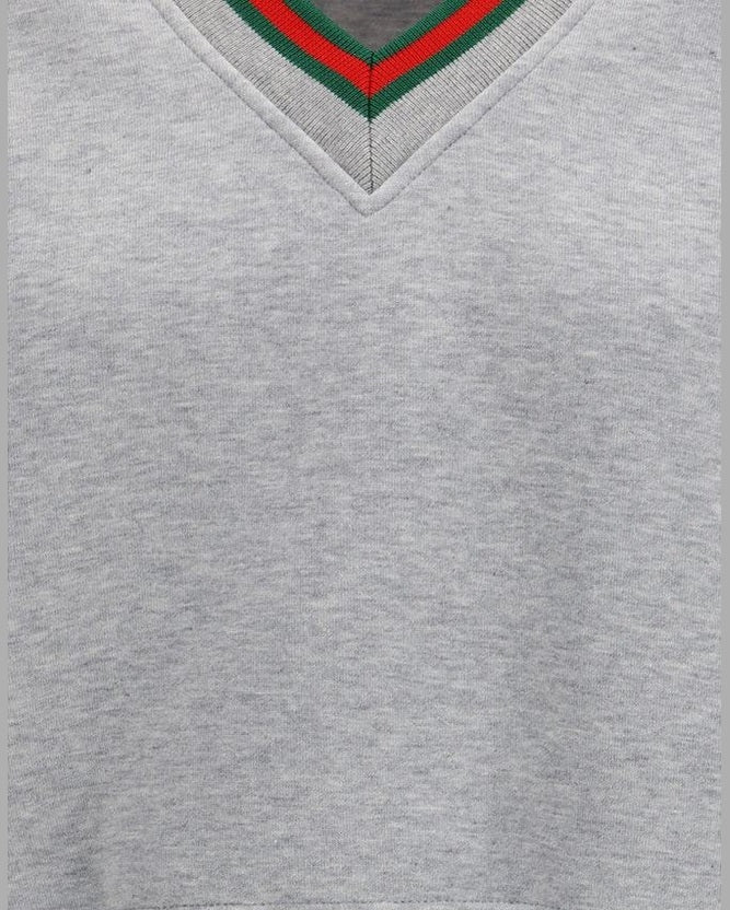 Gucci Gray Cotton Sweatshirt Glam Steals