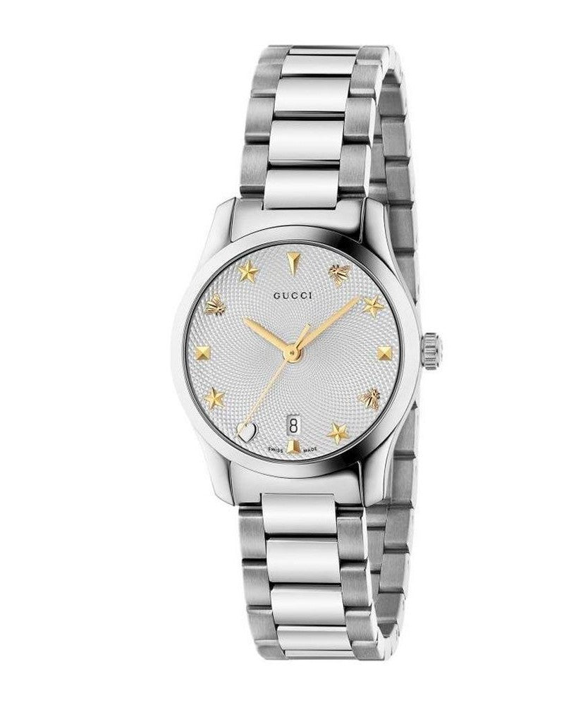 Gucci Gray Stainless Steel Watch