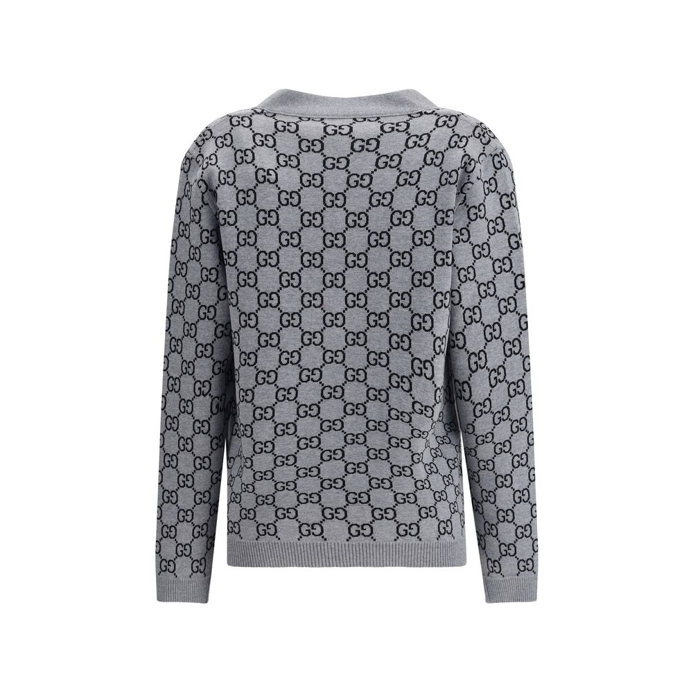 Gucci L/s V/nk Crdgn Fine Wo Gg Tub Glam Steals